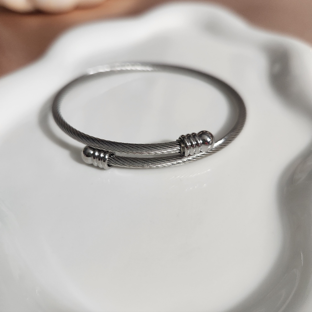 Stainless Steel Wrap Cuff Bracelet